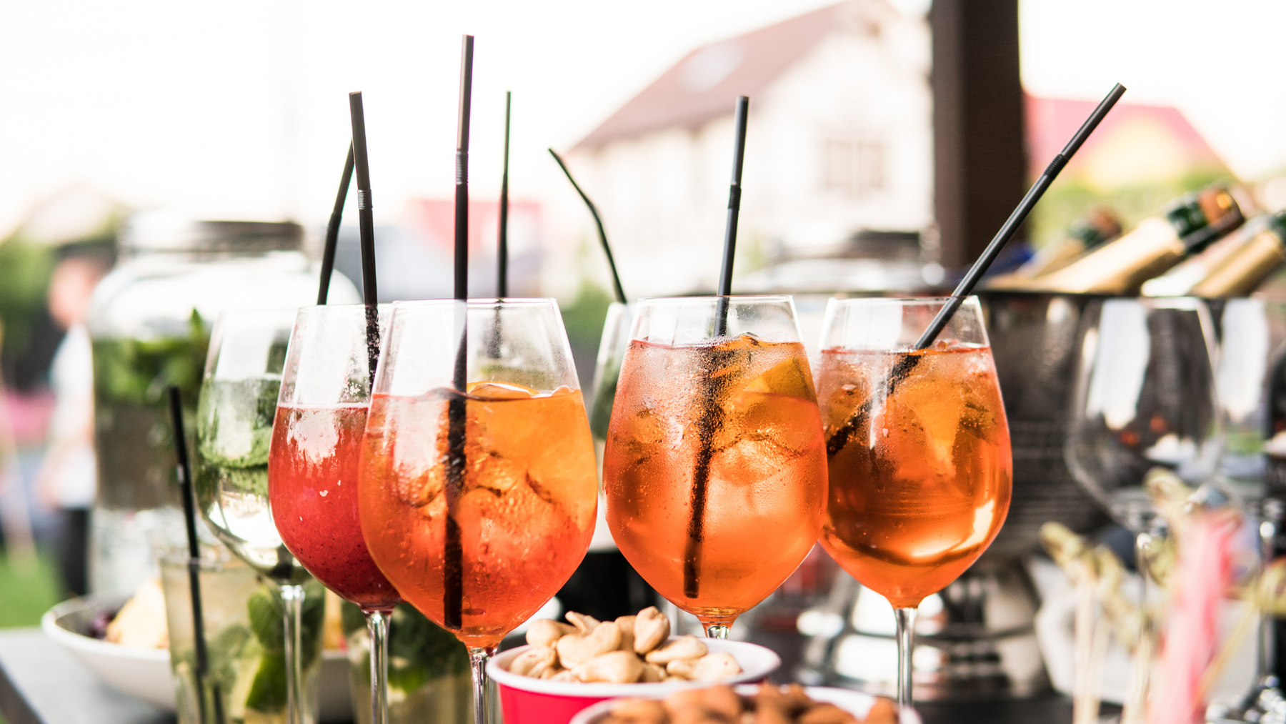 Glasses of Summer Spritz