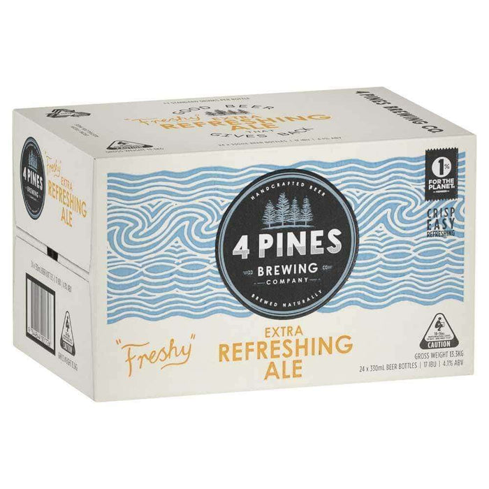 4 Pines Freshy Extra Refreshing Ale 330ml Beer Carlton United Breweries