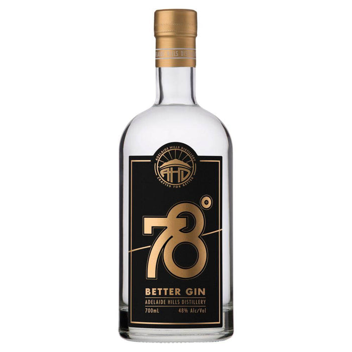 Adelaide Hills 78 Degrees Better Gin 700ml Gin Gateway