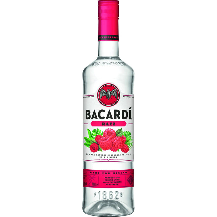 Bacardi Raspberry Flavoured Rum 700ml  BACARDI