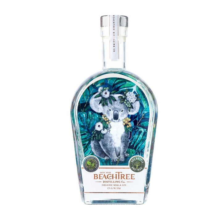 Beachtree Distilling Co. Organic Koala Gin, Made on the Sunshine Coast, Lemon Myrtle Gin  Beachtree Distilling Co.