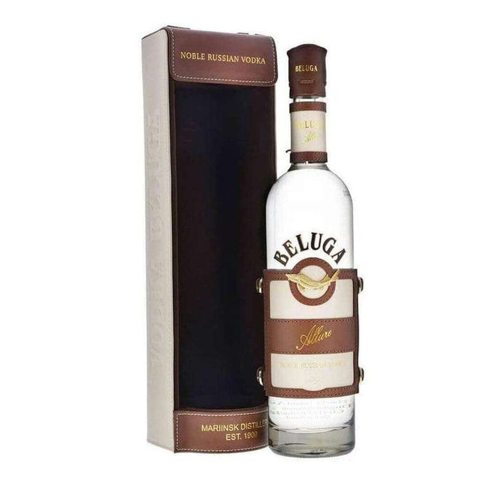 Beluga Vodka Allure Leather Bottle 700ml Vodka Gateway