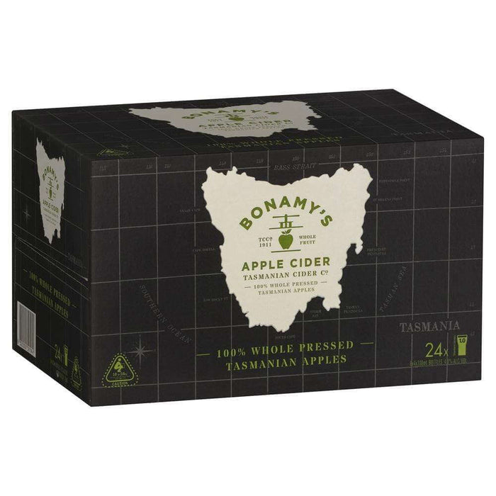 Bonamy's Apple Cider Case 330ml Bottles Cider Carlton United Breweries