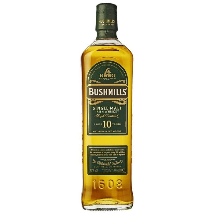 Bushmills 10 Year Old Single Malt Irish Whiskey 700ml Whiskey Gateway