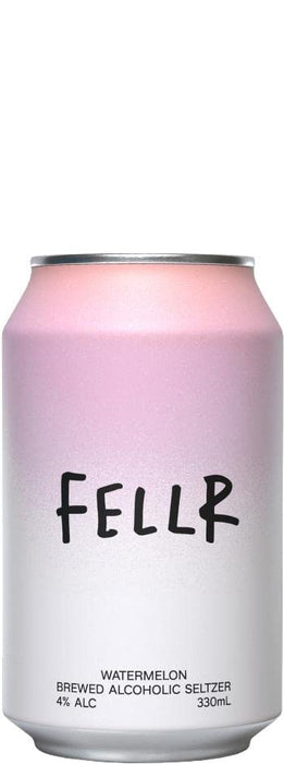 Fellr Watermelon Brewed Alcoholic Seltzer 330mL x 24  Fellr