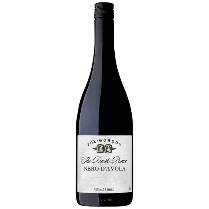 Fox Gordon The Dark Prince Nero d'Avola750mL  Hello Drinks