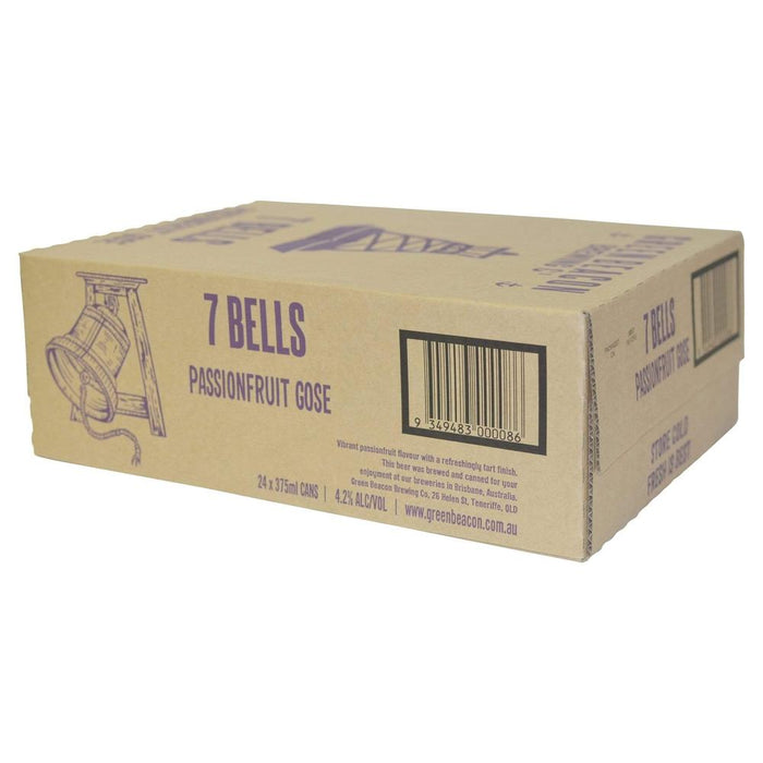 Green Beacon 7 Bells Passion Fruit Sour 375ml Beer Carlton United Breweries