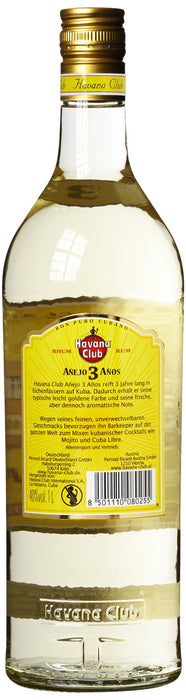 Havana Club Anejo 3 Anos Rum, 1.00 l  Havana Club