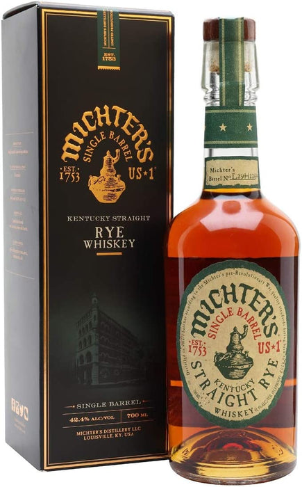 Michters US1 Single Barrel Rye Whisky, 700 ml American Whisky Visit the Michters Store