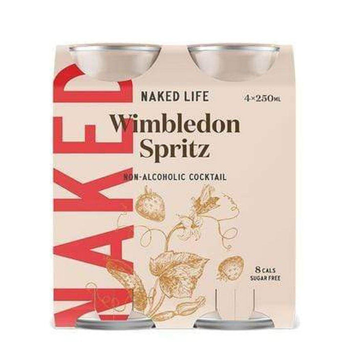 Naked Life Wimbledon Spritz Non-Alcoholic Cocktail 250ml 24 Pack Non-Alcoholic Premix Gateway