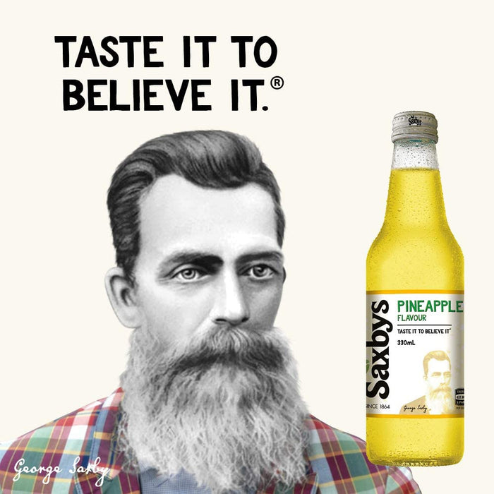 Saxby's Pineapple 330mL x 15  Visit the Sax's Store