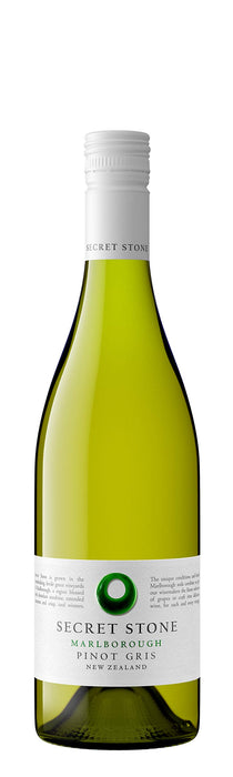 Secret Stone Marlborough Pinot Gris Wine 750 ml (Case of 6)  Secret Stone