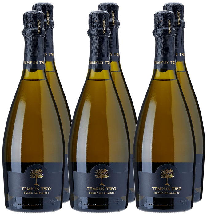 Tempus Two Varietal Blanc De Blancs Sparkling Wine 750 ml (Pack of 6)  Tempus Two