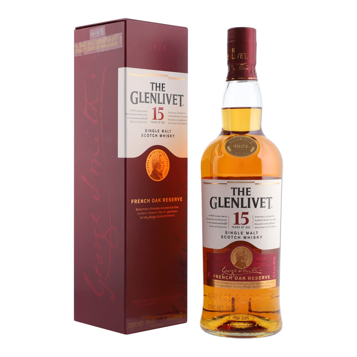 The Glenlivet 15 Years Old French Oak Single Malt Scotch Whisky 700 ml  The Glenlivet