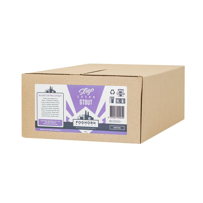 Foghorn Brewery Sligo Stout Can 375 ml (Pack of 24)  Foghorn Brewery