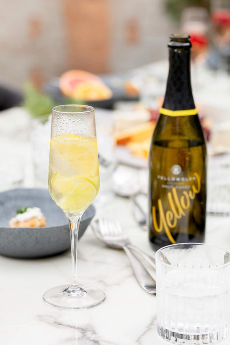 Yellowglen Yellow Sparkling Non Vintage Single Serve Format Wine 200 ml (Case of 24)  Yellowglen