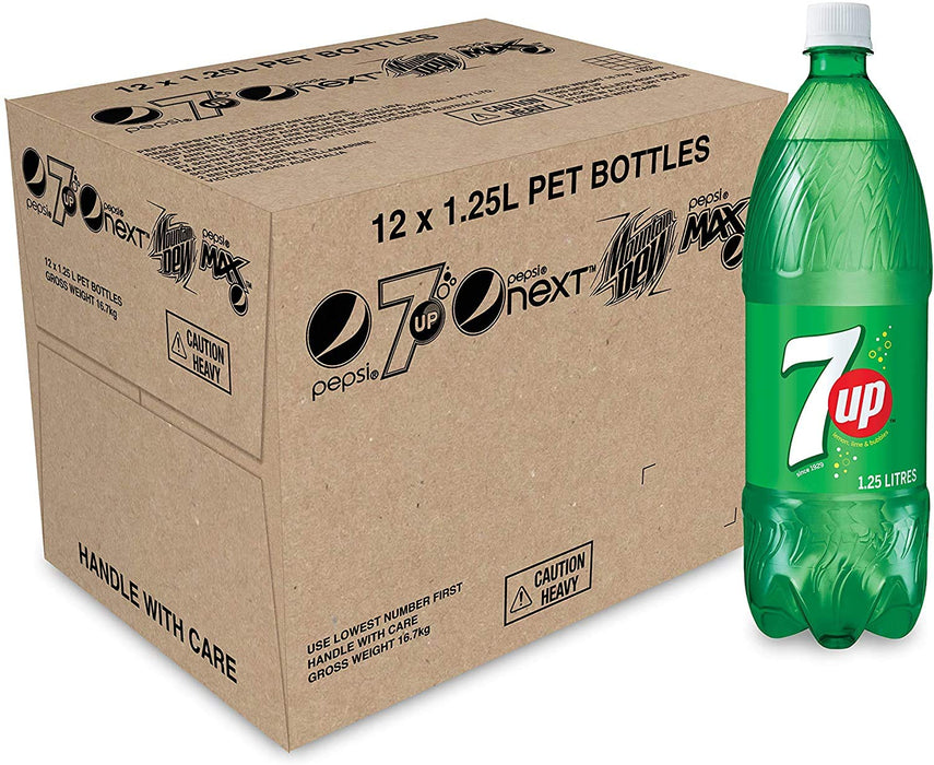7UP Sparkling Lemonade, 12 x 1.25L  7UP