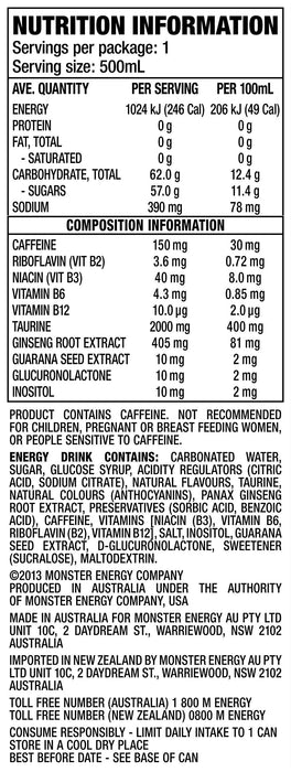 Monster Energy Drink 24 x 500ml  Visit the Monster Store