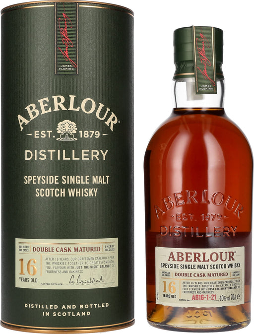 Aberlour 16 Year Old Double Cask Matured Single Malt Scotch Whisky 700mL  Aberlour