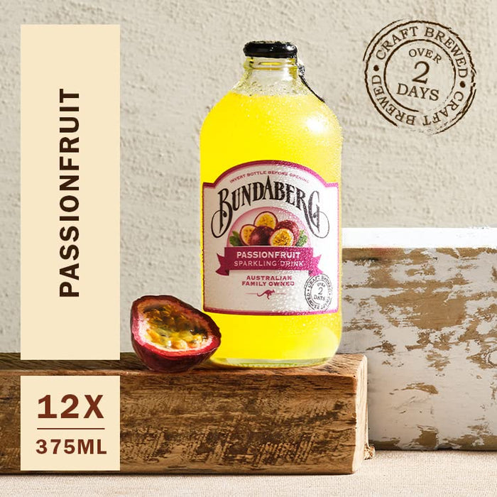 Bundaberg Passionfruit Sparkling Drink, 12 x 375 Milliliters  Visit the Bundaberg Store