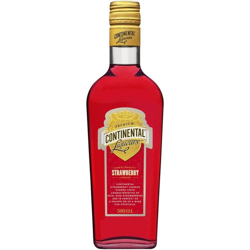 Continental Liqueurs Strawberry 500mL Spirits Carlton United Breweries