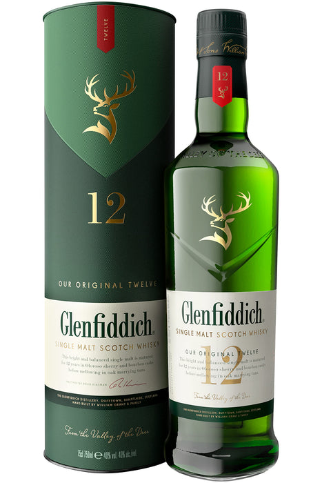 Glenfiddich 12 Year Old Single Malt Scotch Whisky, 70cl  Visit the Glenfiddich Store