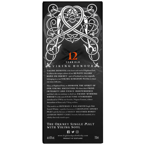 Highland Park 12 Year Old Single Malt Scotch Whisky 700 ml  Highland Park