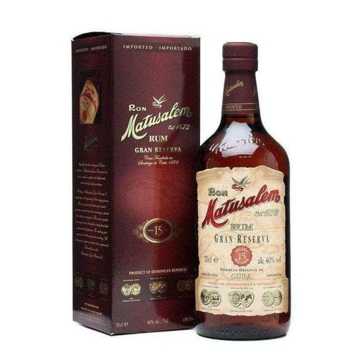 Matusalem Gran Reserva 15 Year Old Solera Rum 700ml Rum Dark Gateway