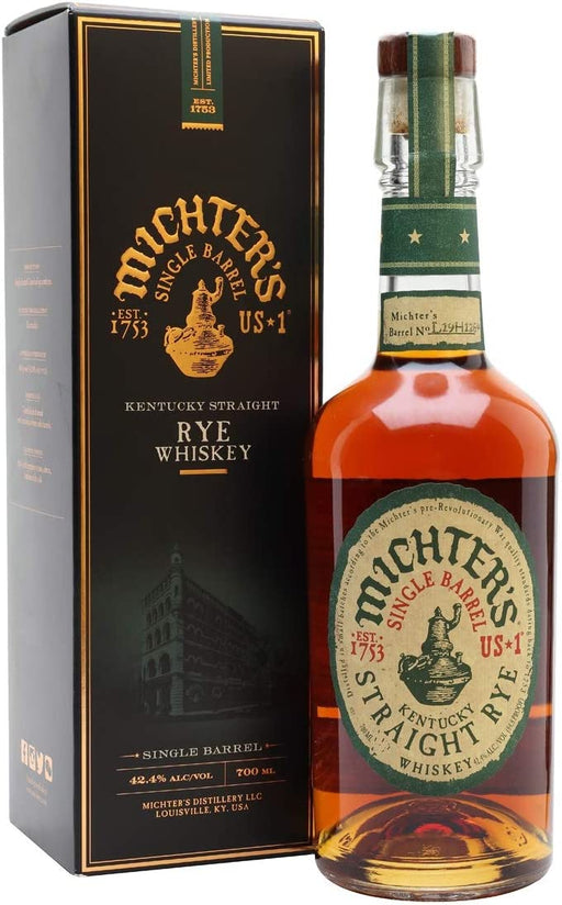 Michters US1 Single Barrel Rye Whisky, 700 ml American Whisky Visit the Michters Store
