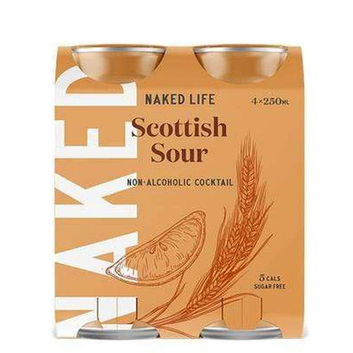 Naked Life Scottish Sour Non-Alcoholic Cocktail 250ml 24 Pack Non-Alcoholic Premix Gateway