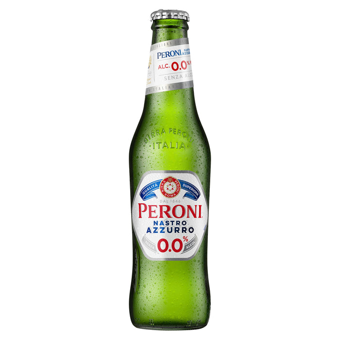 Peroni Nastro Azzuro 0.0% 24 x 330mL Bottles Beer Hello Drinks