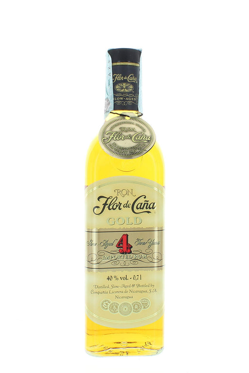 Ron Flor De Cana 4 Year Old Gold Rum 700 ml  Flor De Cana
