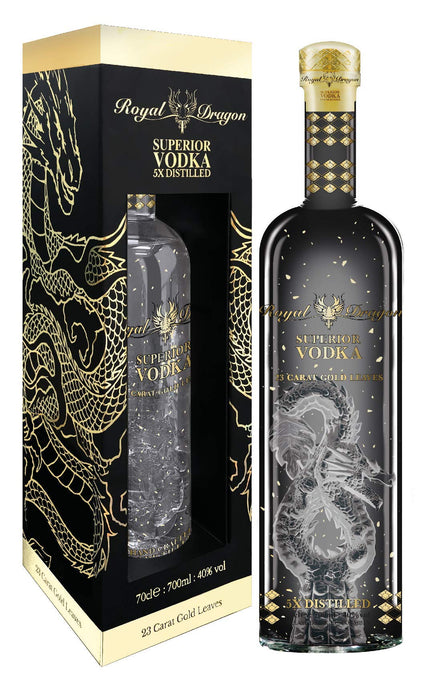 Royal Dragon Imperial Vodka Gift Box 700ml @ 40 % abv  Royal Dragon