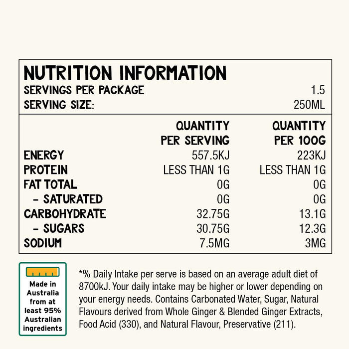 Saxby's Ginger Beer 8 Pack 375mL  Visit the Sax's Store