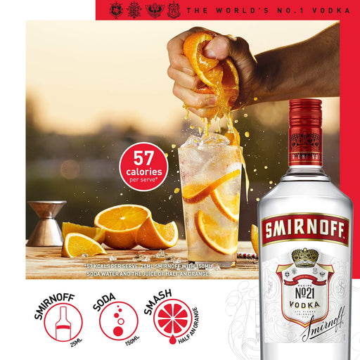 Smirnoff No. 21 Vodka 1L  Smirnoff