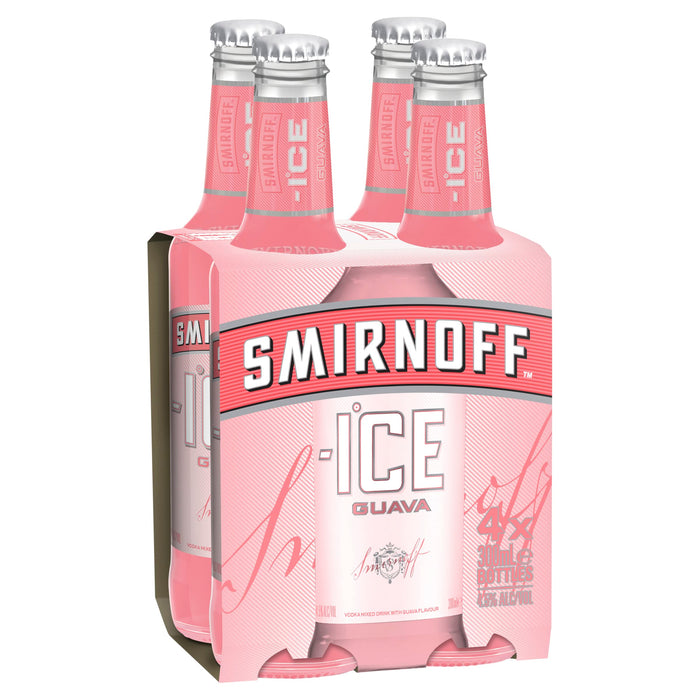 Smirnoff Red Ice Guava Vodka 300 ml (4 x Pack of 6)  Smirnoff