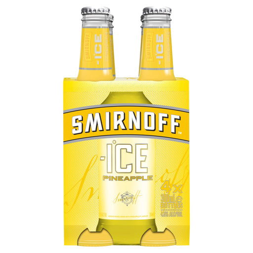Smirnoff Red Ice Pineapple Flavored Vodka 300 ml (4 x Pack of 6)  Smirnoff