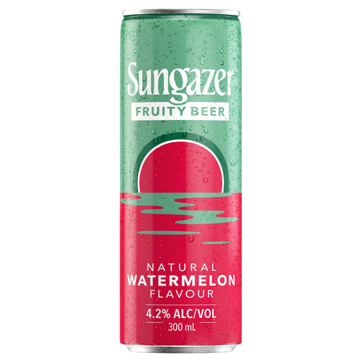 Sungazer Fruity Beer Watermelon 16 x  Cans Beer Sungazer Fruity Beer