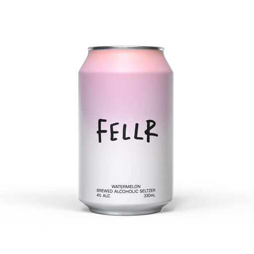 Fellr Watermelon Alcoholic Seltzer 330ml Cans 24 Pack  Fellr