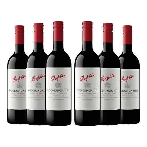 Koonunga Hill Shiraz Cabernet Wine, 750 ml (Pack Of 6)  Visit the Penfolds Store