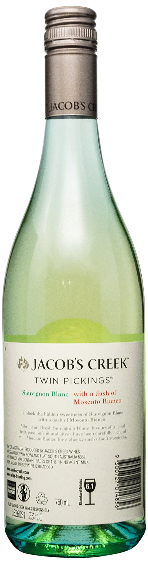 Jacob's Creek Twin Pickings Moscato Sauvignon Blanc , 750ml (Pack of 6)  Jacob's Creek