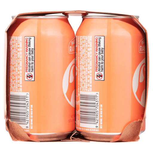 Part Time Rangers, Peach Penguin, 4 x 330mL cans, Vodka Peach (4 pack)  Part Time Ranges